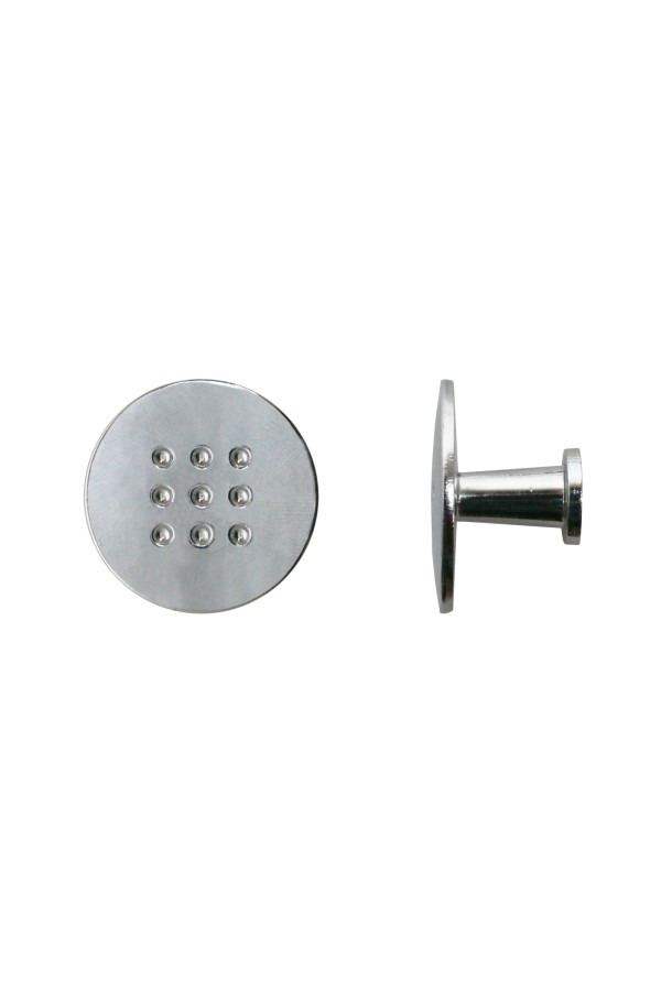 StahlBuro A507 2шт., CP хром. Ручка-кнопка мебельная (500,50)