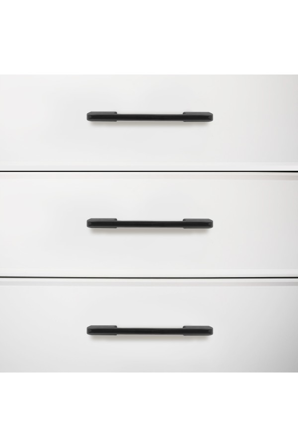 StahlBuro A300-96 2шт., BL матовый черный. Ручка-скоба мебельная (20, 200)