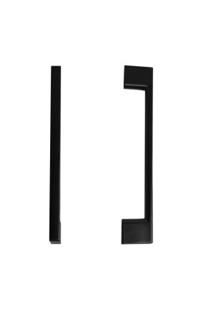StahlBuro A302-128 2шт., BL матовый черный. Ручка-скоба мебельная (15, 150)