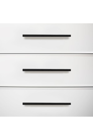 StahlBuro A302-128 2шт., BL матовый черный. Ручка-скоба мебельная (15, 150)