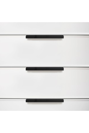 StahlBuro A306-96 2шт., BL матовый черный. Ручка-профиль мебельная (10, 100)