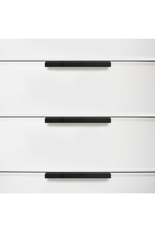 StahlBuro A306-96 2шт., BL матовый черный. Ручка-профиль мебельная (10, 100)