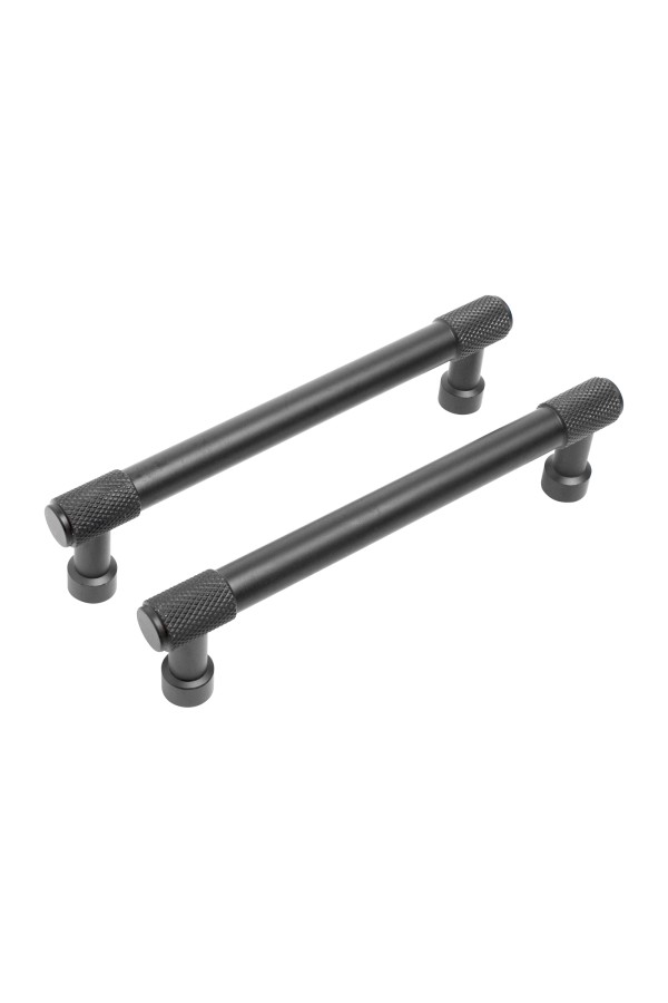 StahlBuro AP2307-96 2шт., BL матовый черный. Ручка-скоба мебельная (20, 200)