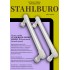 StahlBuro AP2307-128 2шт., W матовый белый хром. Ручка-скоба мебельная (15, 150)
