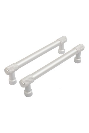StahlBuro AP2307-128 2шт., W матовый белый хром. Ручка-скоба мебельная (15, 150)