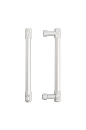 StahlBuro AP2307-128 2шт., W матовый белый хром. Ручка-скоба мебельная (15, 150)