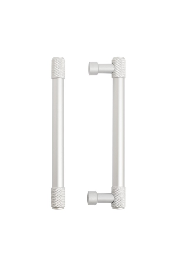 StahlBuro AP2307-128 2шт., W матовый белый хром. Ручка-скоба мебельная (15, 150)