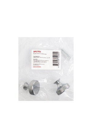 StahlBuro AP2704 2шт., CP хром. Ручка-кнопка мебельная (25, 250)