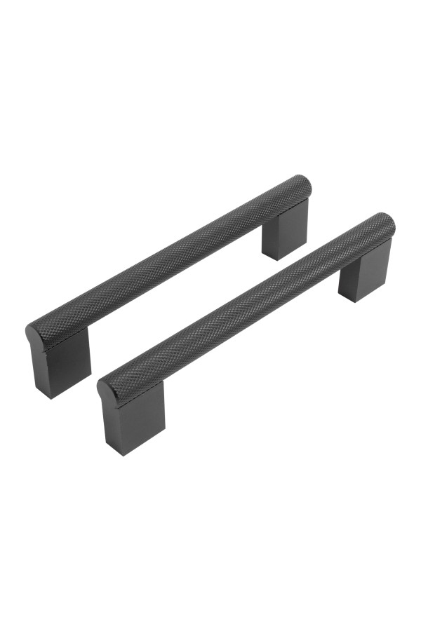 StahlBuro AP2315-128 2шт., BL матовый черный. Ручка-скоба мебельная (15, 150)