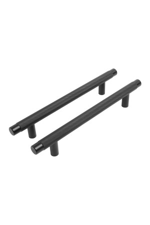 StahlBuro AP2308-128 2шт., BL матовый черный. Ручка-скоба мебельная (15, 150)