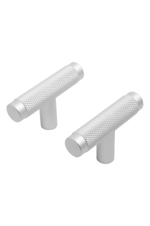 StahlBuro AP2308 2шт., W матовый белый хром. Ручка-кнопка мебельная (25, 250)