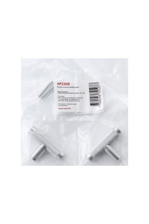 StahlBuro AP2308 2шт., CP хром. Ручка-кнопка мебельная (25, 250)
