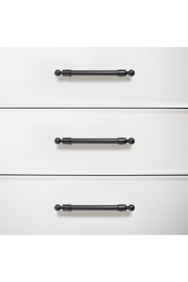 StahlBuro AP2306-96 2шт., BL матовый черный. Ручка-скоба мебельная (20, 200)
