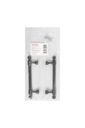 StahlBuro AP2306-96 2шт., BL матовый черный. Ручка-скоба мебельная (20, 200)