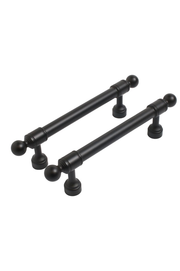 StahlBuro AP2306-96 2шт., BL матовый черный. Ручка-скоба мебельная (20, 200)