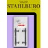 StahlBuro AP2306-96 2шт., BL матовый черный. Ручка-скоба мебельная (20, 200)