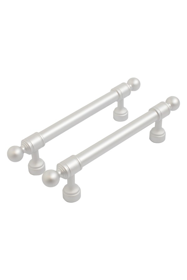 StahlBuro AP2306-96 2шт., W матовый белый хром. Ручка-скоба мебельная (20, 200)