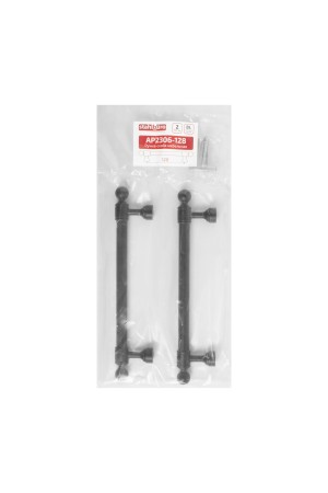 StahlBuro AP2306-128 2шт., BL матовый черный. Ручка-скоба мебельная (15, 150)