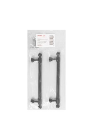 StahlBuro AP2306-128 2шт., BL матовый черный. Ручка-скоба мебельная (15, 150)