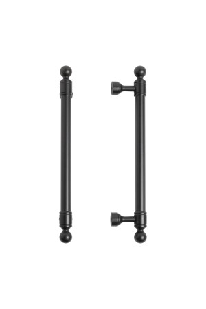 StahlBuro AP2306-128 2шт., BL матовый черный. Ручка-скоба мебельная (15, 150)