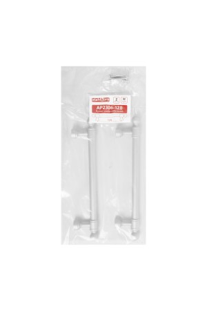 StahlBuro AP2306-128 2шт., W матовый белый хром. Ручка-скоба мебельная (15, 150)