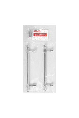 StahlBuro AP2306-128 2шт., CP хром. Ручка-скоба мебельная (15, 150)