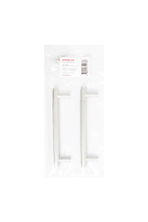 StahlBuro AP2309-128 2шт., W матовый белый хром. Ручка-скоба мебельная (15, 150)