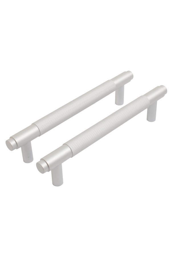 StahlBuro AP2309-128 2шт., W матовый белый хром. Ручка-скоба мебельная (15, 150)