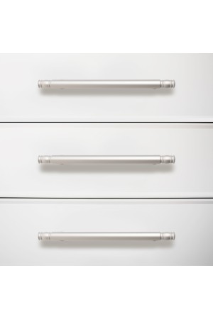 StahlBuro AP2311-128 2шт., W матовый белый хром. Ручка-скоба мебельная (15, 150)