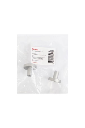 StahlBuro AP2401 2шт., W матовый белый хром. Ручка-кнопка мебельная (25, 250)
