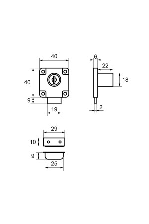 StahlBuro 138-22М с ответ.пл. замок мебельный (240,12)