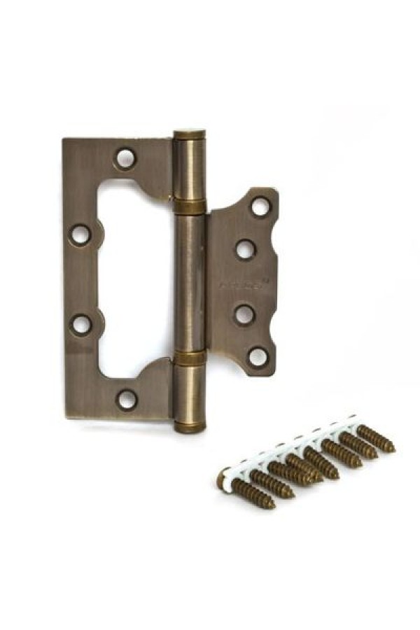 Апекс 100х75-B2-Steel-AB без врезки бронза Петля дверная 2 шт (50;5;1!!!)