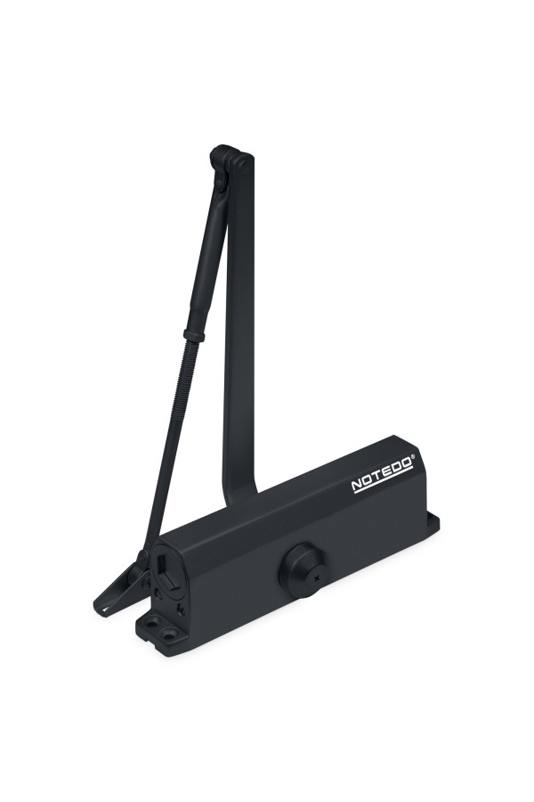 NOTEDO Доводчик дверной DC-110 DA BLACK  до 120кг (10)