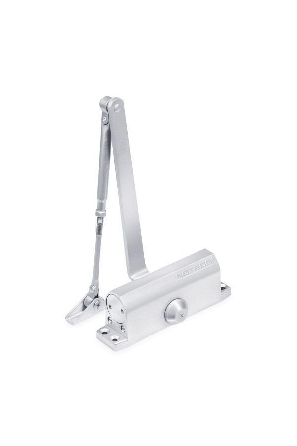 NOTEDO Доводчик дверной  DC-080 DA SILVER до 100 кг сереб. (10)