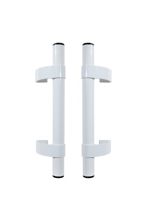 БУЛАТ РС-02.345.9016 белый, регулируемая, ручка скоба для алюм. и ПВХ дверей,(АРД-02)(16)