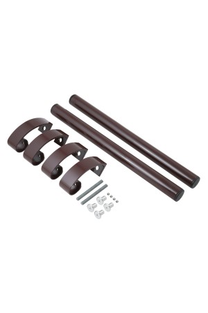 БУЛАТ РС-02.400.8017 коричневый, регулируемая, ручка скоба для алюм. и ПВХ дверей,(АРД-02)(16)