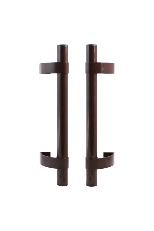 БУЛАТ РС-02.400.8017 коричневый, регулируемая, ручка скоба для алюм. и ПВХ дверей,(АРД-02)(16)