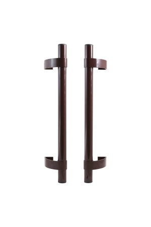 БУЛАТ РС-02.500.8017 коричневый, регулируемая, ручка скоба для алюм. и ПВХ дверей,(АРД-02)(16)