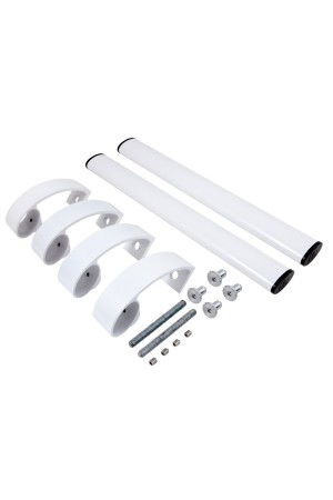 БУЛАТ РС-03.345.9016 белый, регулируемая, ручка скоба для аллюм. и ПВХ дверей,(АРД-03)(16)