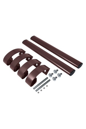 БУЛАТ РС-03.345.8017 коричневый, регулируемая, ручка скоба для аллюм. и ПВХ дверей,(АРД-03)(16)