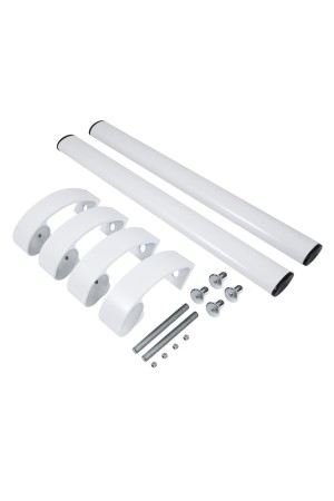 БУЛАТ РС-03.400.9016 белый, регулируемая, ручка скоба для аллюм. и ПВХ дверей,(АРД-03)(16)