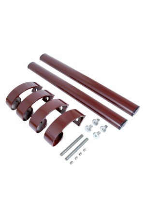 БУЛАТ РС-03.400.8017 коричневый, регулируемая, ручка скоба для аллюм. и ПВХ дверей,(АРД-03)(16)