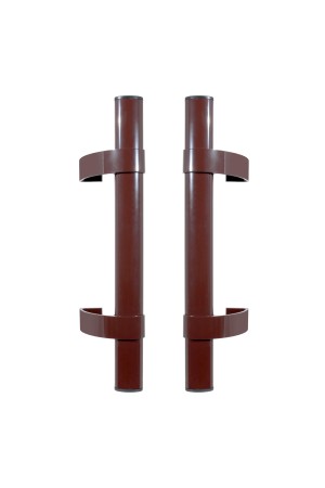 БУЛАТ РС-03.400.8017 коричневый, регулируемая, ручка скоба для аллюм. и ПВХ дверей,(АРД-03)(16)