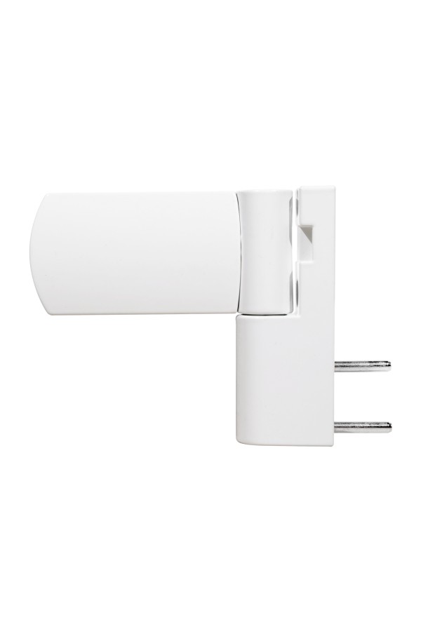 ЛДМ DH-R27.2 (02) 140 кг. Белый Ral 9016 Дверная петля для ПВХ (30)