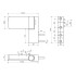 ЛДМ DH-R27.2 (02) 140 кг. Белый Ral 9016 Дверная петля для ПВХ (30)
