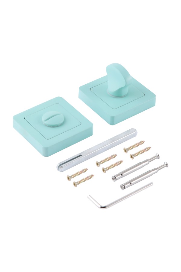 Сантехническая завертка к ручкам АЛЛЮР ART COLOR BK-S1 LB(C4220) аквамарин (50,5)