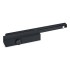 NOTEDO Доводчик дверной DC-025-095 SL+HO+DA+BC PRO BLACK со скольз.тягой до 100кг(6)