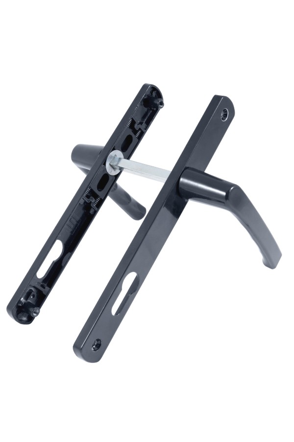 БУЛАТ ЗВ4-1.20.01.7016 антрацит БЕЗ МЦ Замок для КАЛИТКИ врезной с ручкой