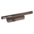 NOTEDO Доводчик дверной DC-025-095 SL+HO+DA+BC PRO BROWN со скольз.тягой до 100кг(6)