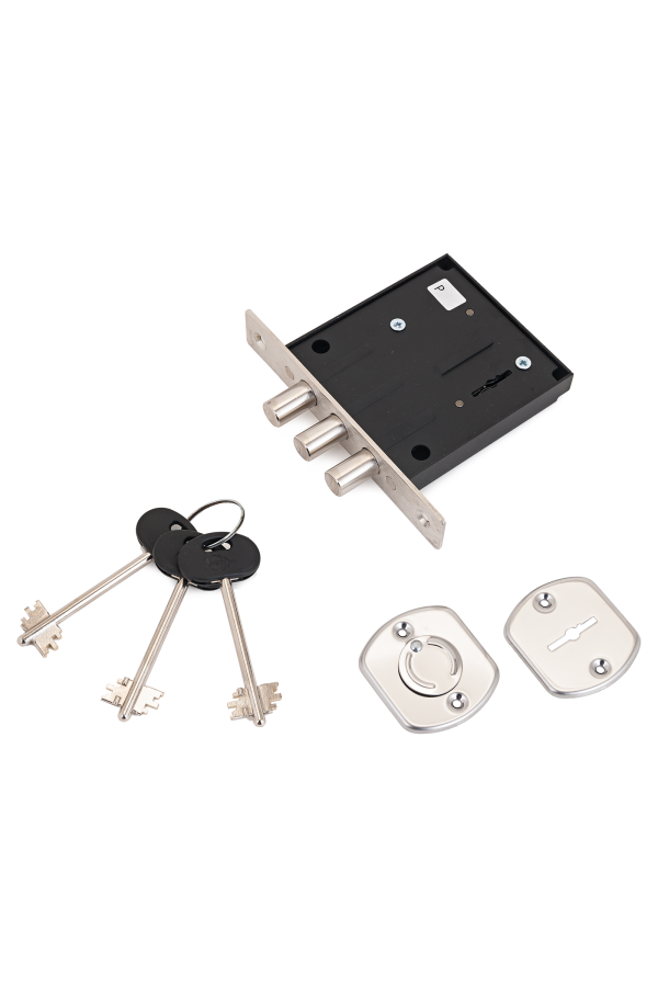 Балашиха ЗВ8 802.0.0 [ЗВ8-02] 3 кл. трехриг. б/о.п Замок врезной б/руч (20)